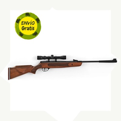 Carabina Hatsan Striker 1000X Vortex con culata de nogal y pistón de gas