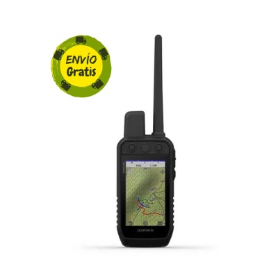 Mando localizador Garmin Alpha 200, hasta 20 perros y hasta 10Km.