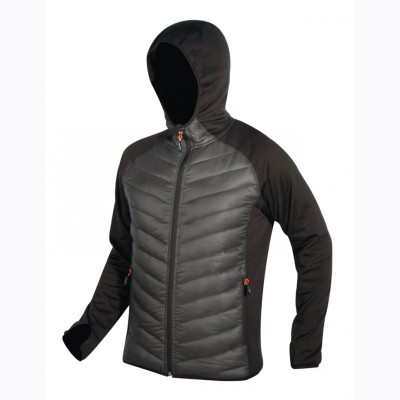 Chaqueta super-ligera, deportiva y cálida, tejido soft shell elástico
