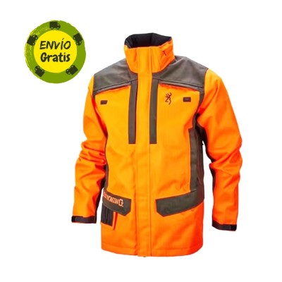 Chaqueta Browning Tracker Blaze, máxima visibilidad y protección.