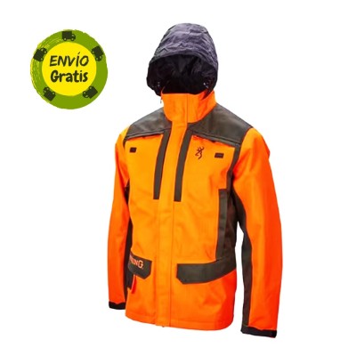 Chaqueta Browning Tracker Blaze, máxima visibilidad y protección.