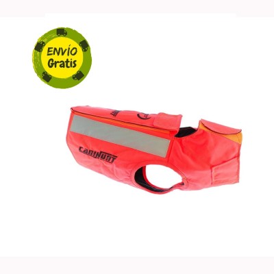 Chaleco protector para perros de caza, ligero y resistente.