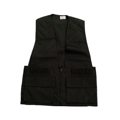 Chaleco verde de gran calidad y resistencia al desgarro.