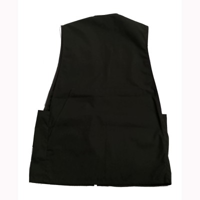 Chaleco verde de gran calidad y resistencia al desgarro.